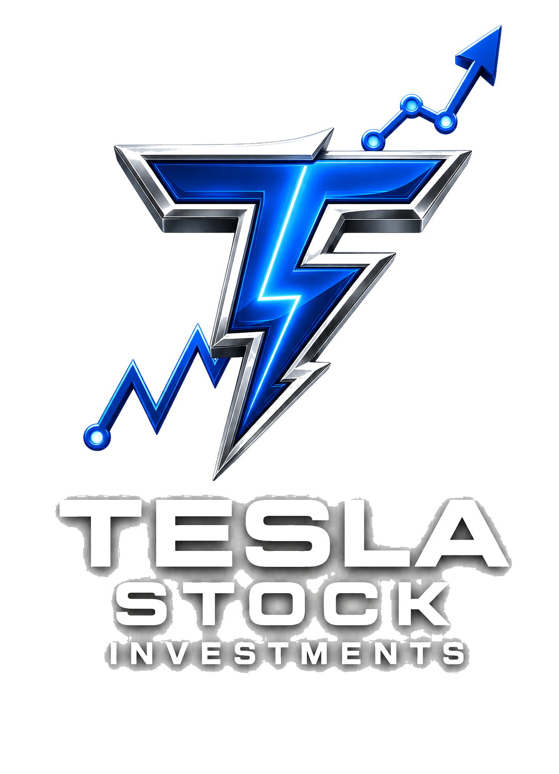 Tesla Stock Investments Transparent Logo